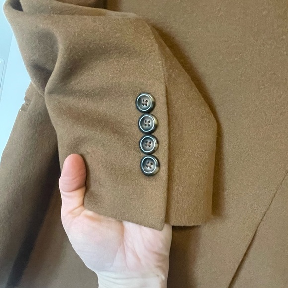 Brown wool sports coat - Picture 4 of 4